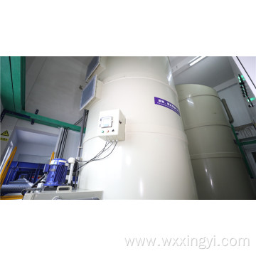 Waste gas treatment tank